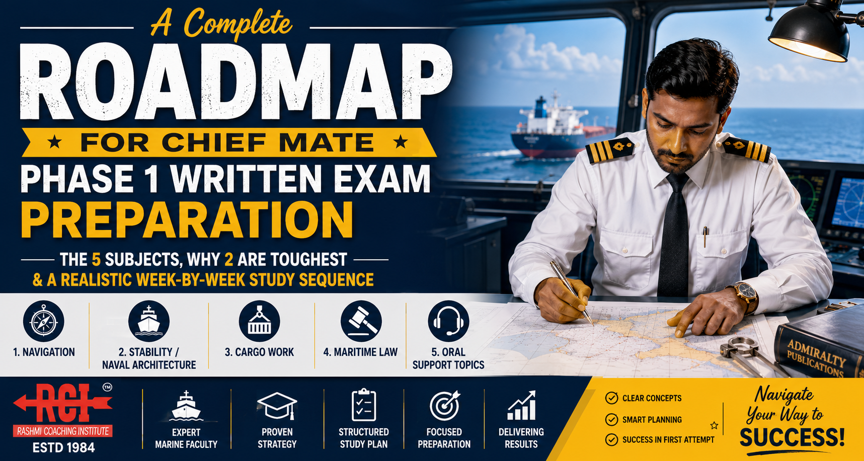 How to Clear Chief Mate Phase 1 Written Exam: Complete Guide
